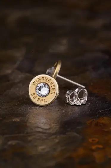 38 Special Bullet Head Stud Earrings