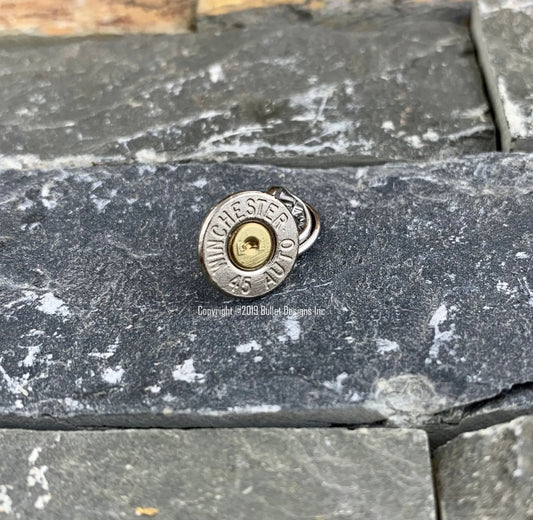 45 Auto Bullet Tie Tack Hat Pin