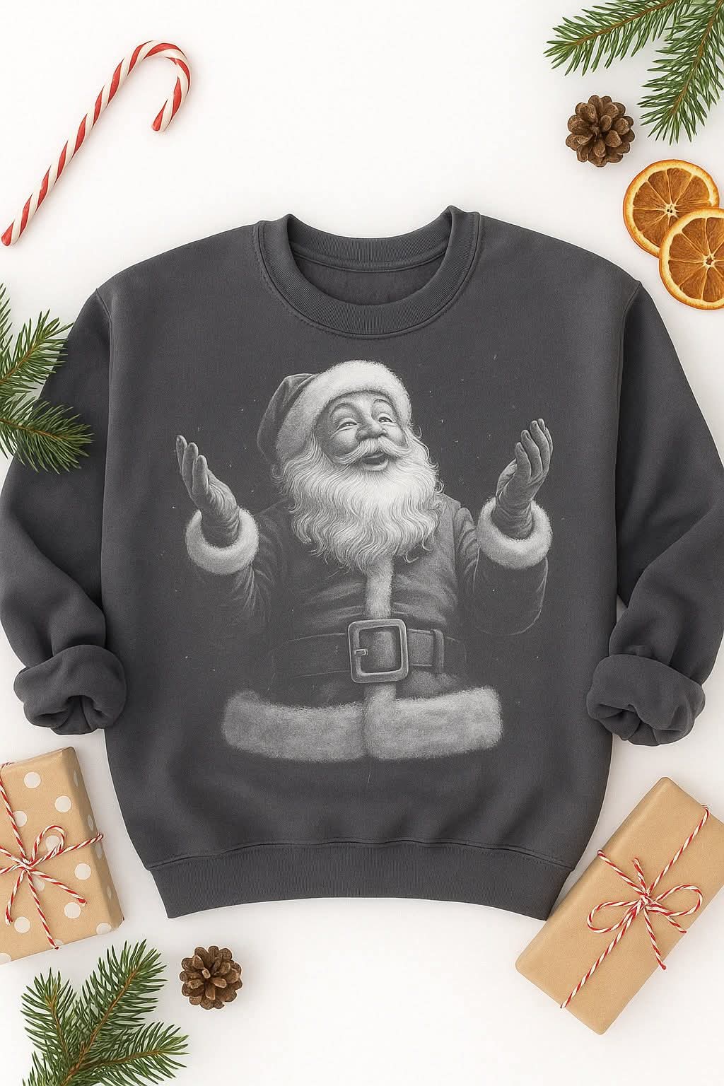 Vintage Santa Christmas Magic Sweatshirt