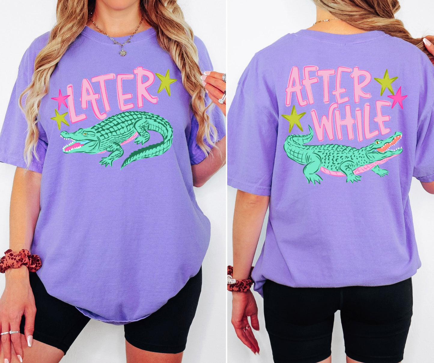 Later Gator Afterwhile Crocodile Graphic T-Shirt