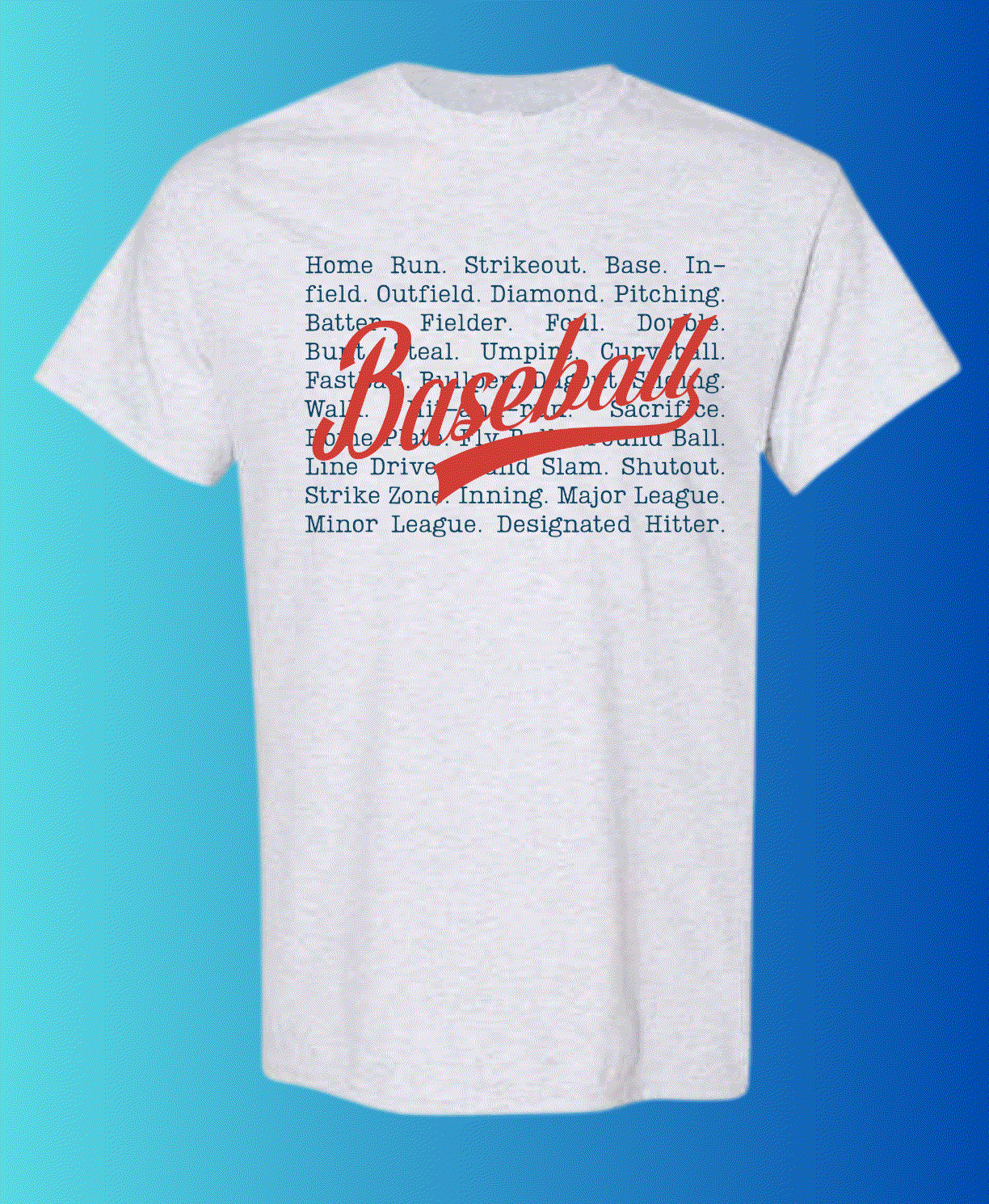 Baseball Word Collage