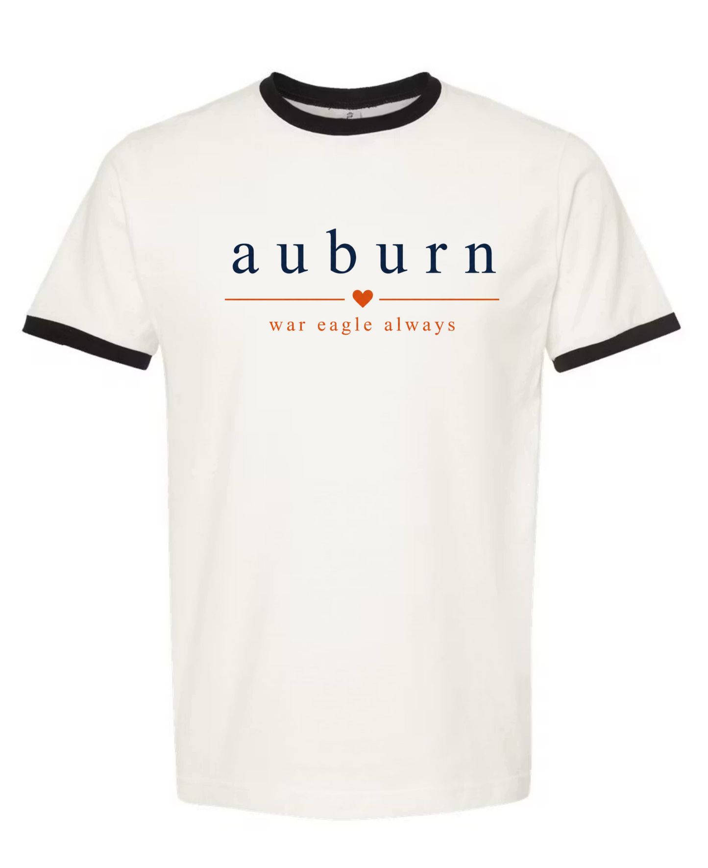 Auburn War Eagle Always Ringer Tee
