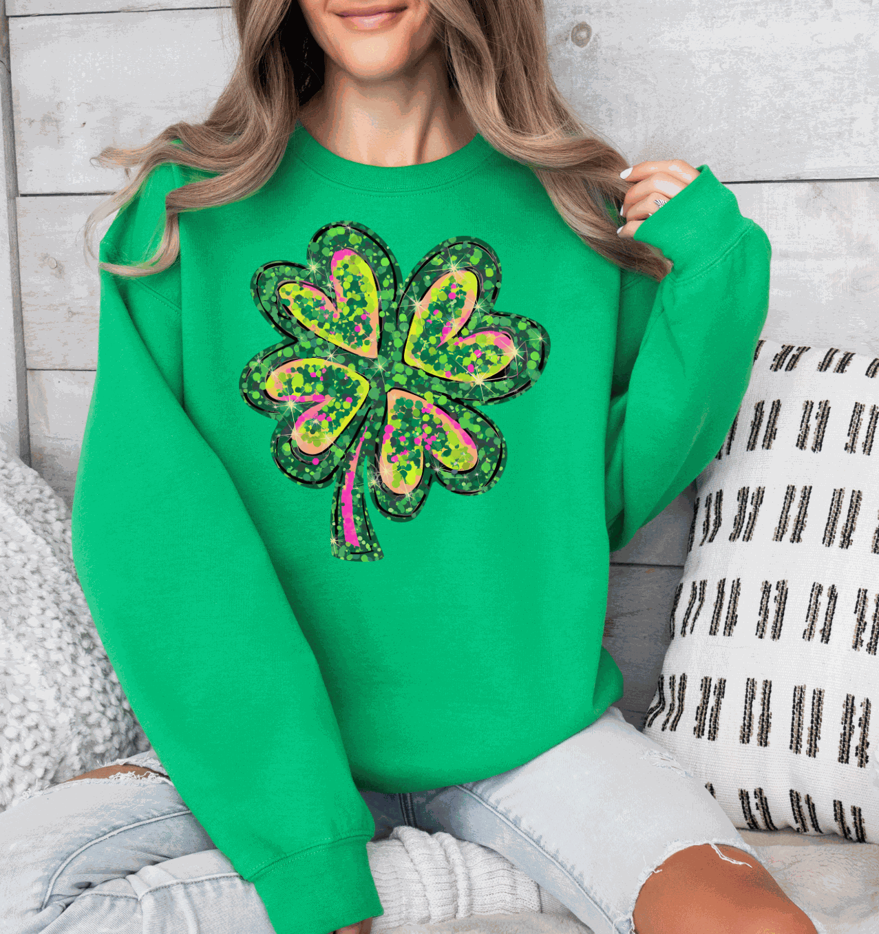 Happy Four Leaf Clover