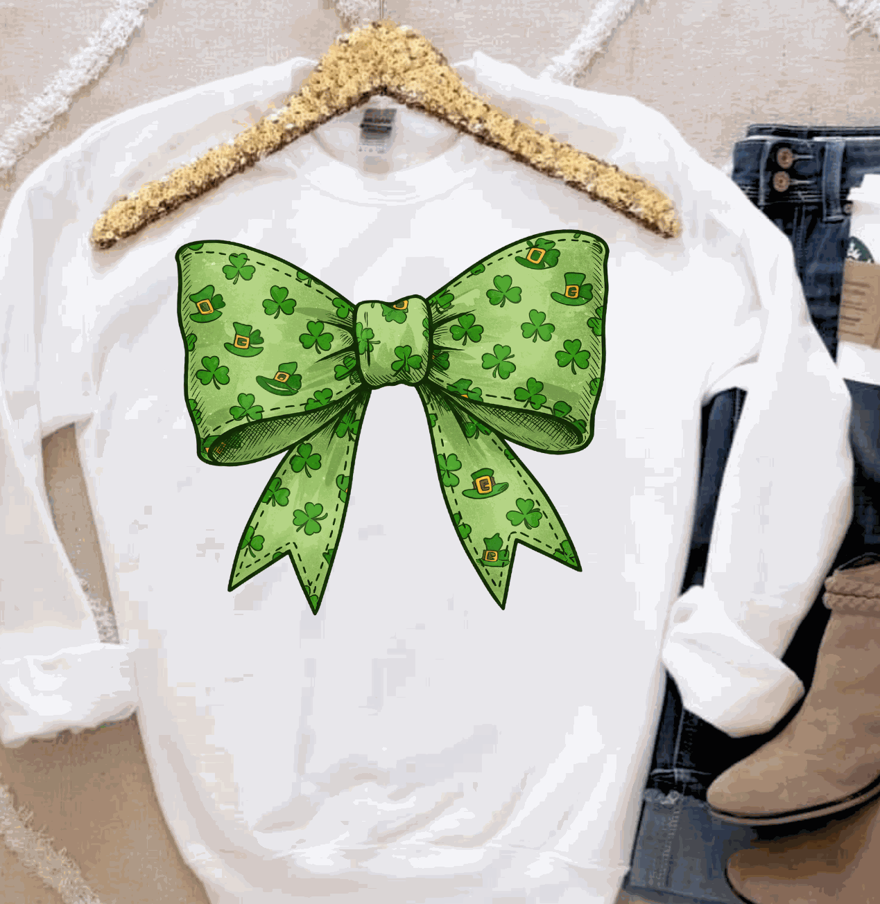 St Patrick's Day Bow