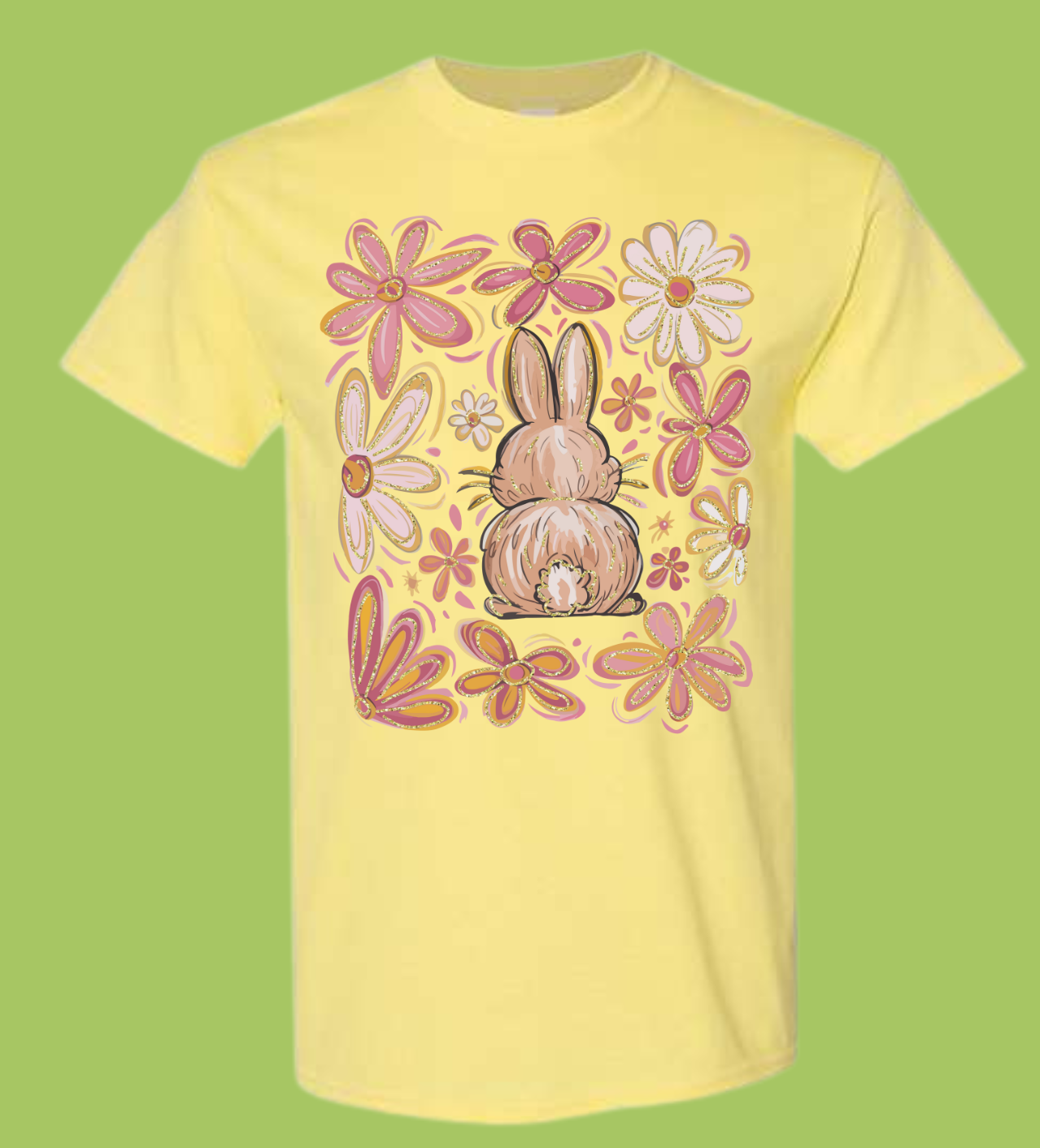 Bunny with Flowers