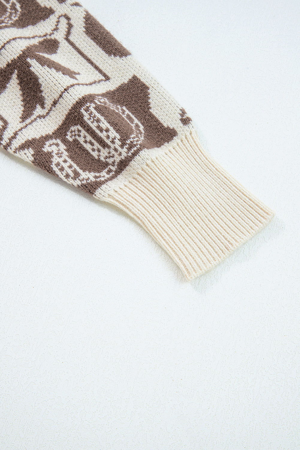 Horseshoes Pattern Sweater