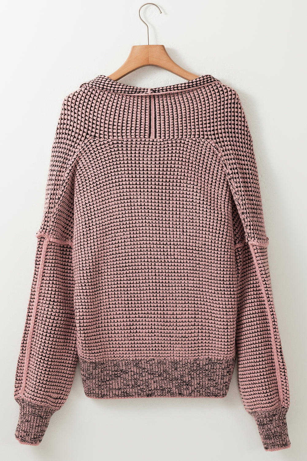 Plaid Contrast Trim Open Front Cardigan