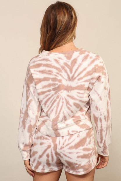 Sunset Spiral Tie-dye Sweatshirt