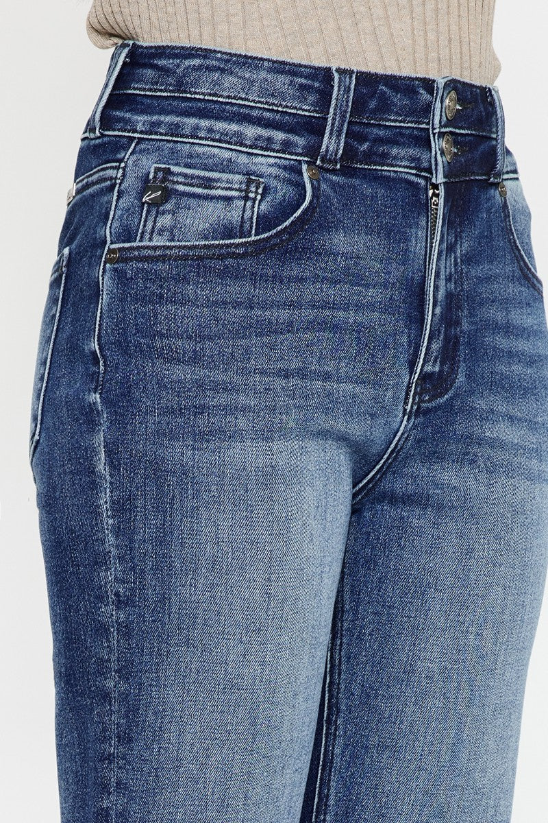 Kan Can- Onyx Essentials Ultra High-Rise Wide Flare Jeans