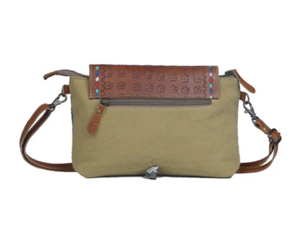 MYRA-Beamy Rays Hand-Tooled Bag