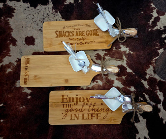 Personalized Charcuterie Board Gift Sets