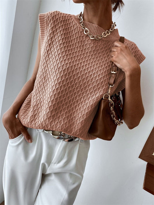Cable Knit Sweater Vest