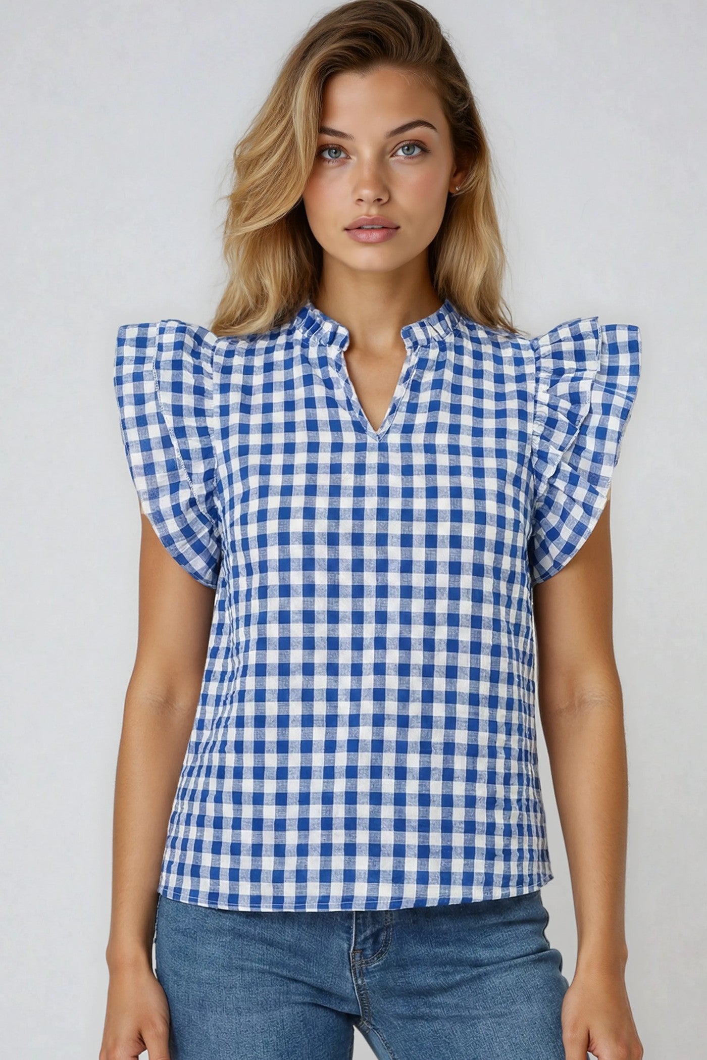 Gingham Blouse