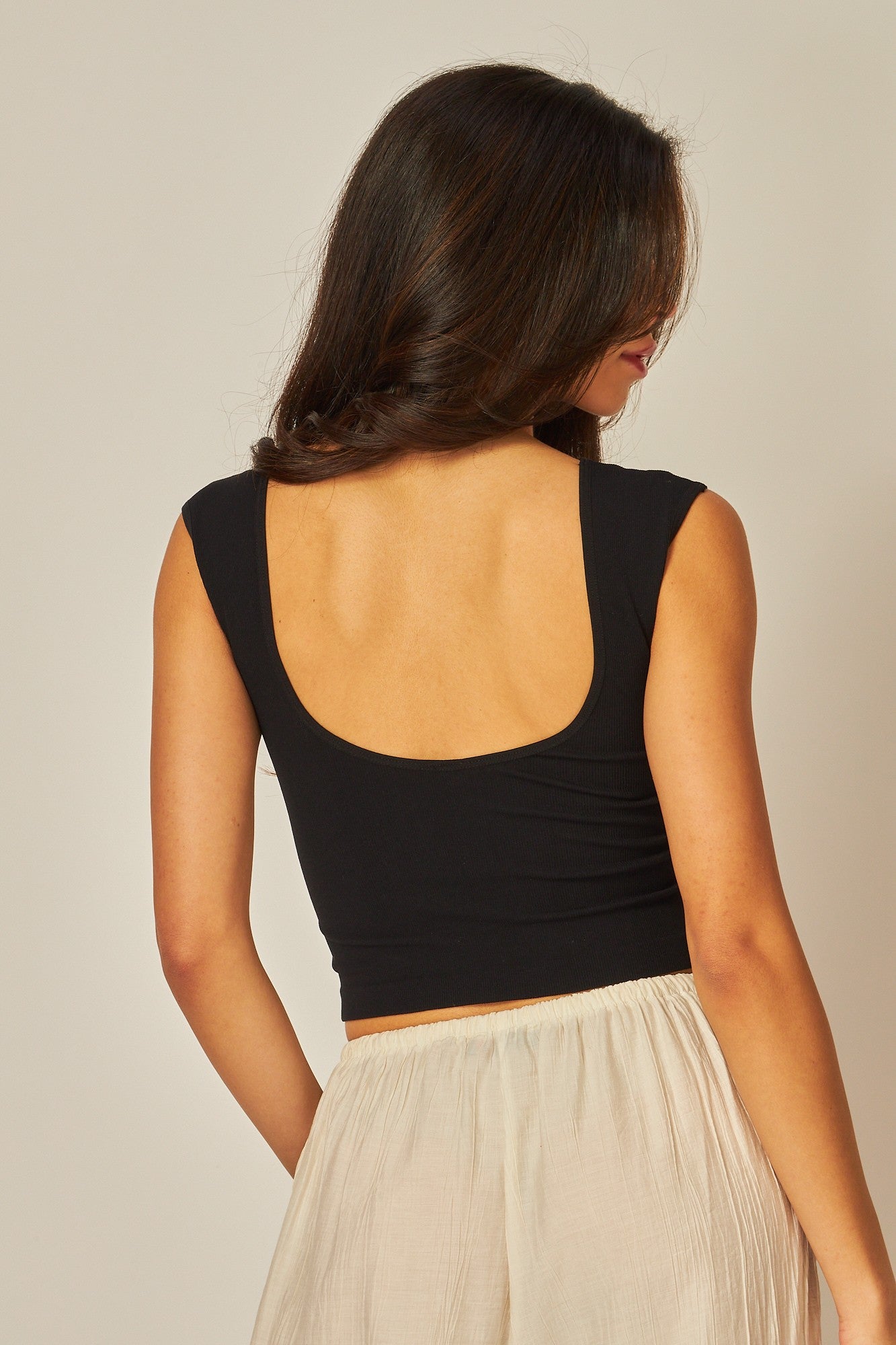 Seamless Scoop Back Tank