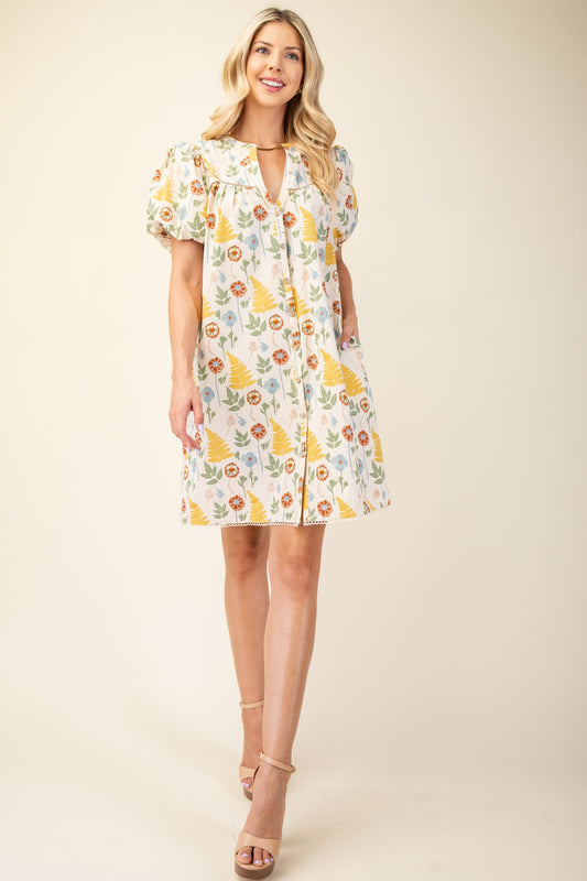 Walking on Sunshine Mini Dress