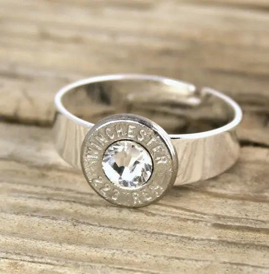 223 Bullet Ring AR-15, Nickel