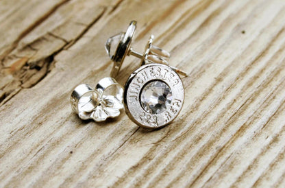223 Bullet Head Stud Earrings