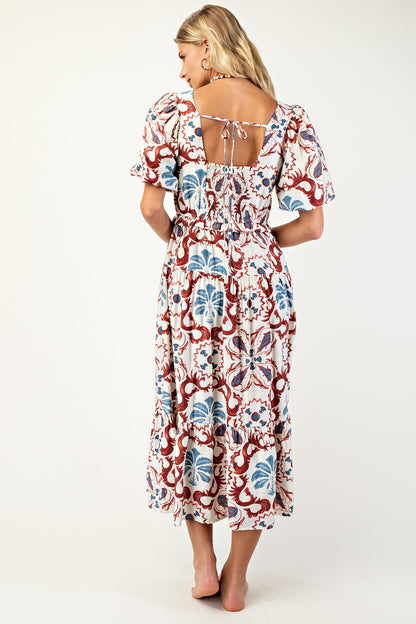 The Bluebonnet Breeze Midi Dress