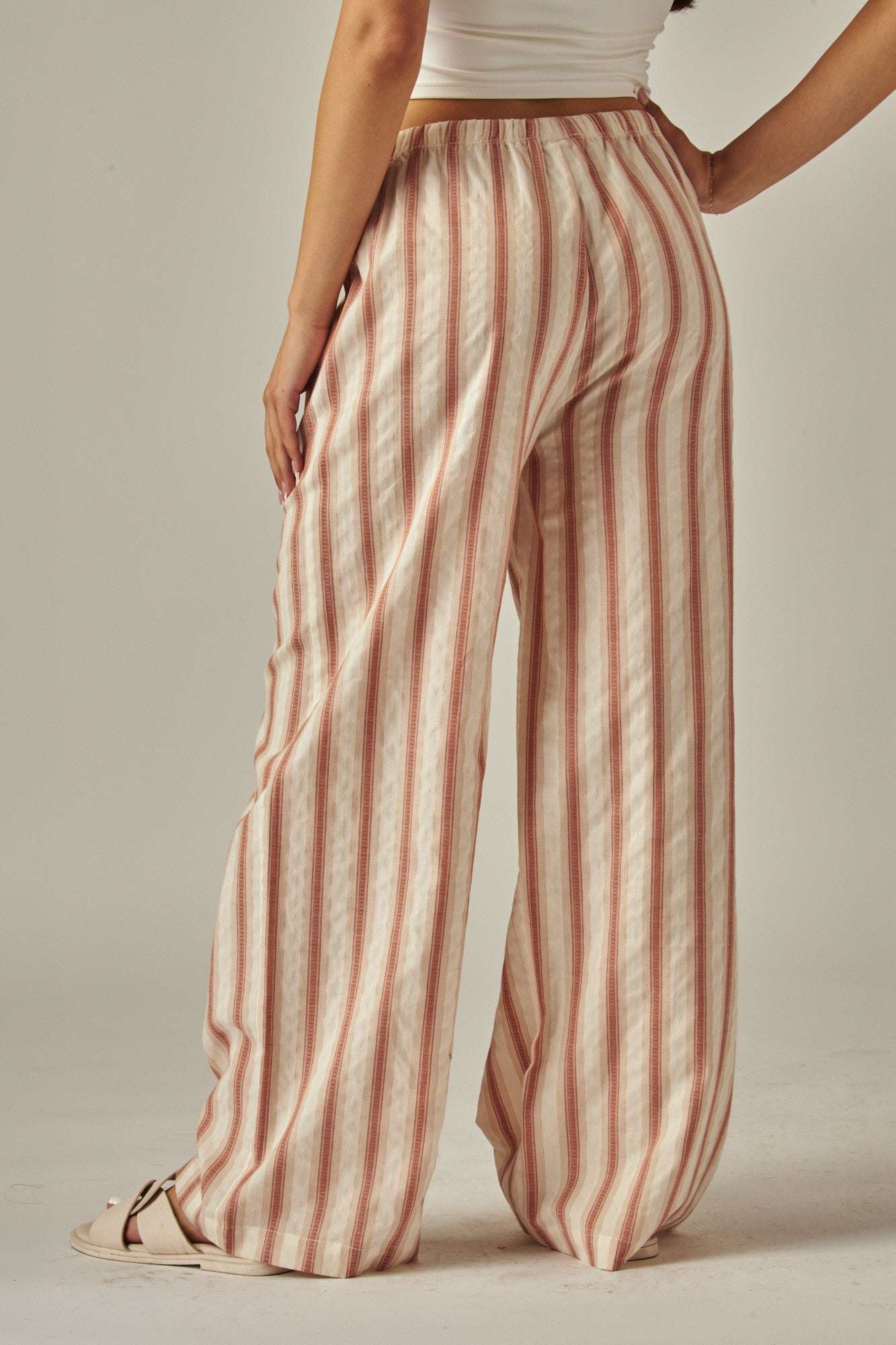 Striped Linen Pants