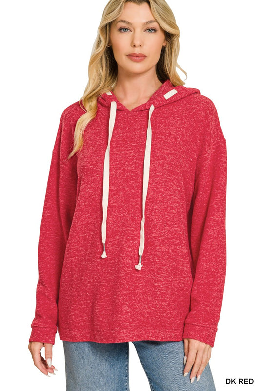 ZENANA- Soft Brushed Hacci Hoodie