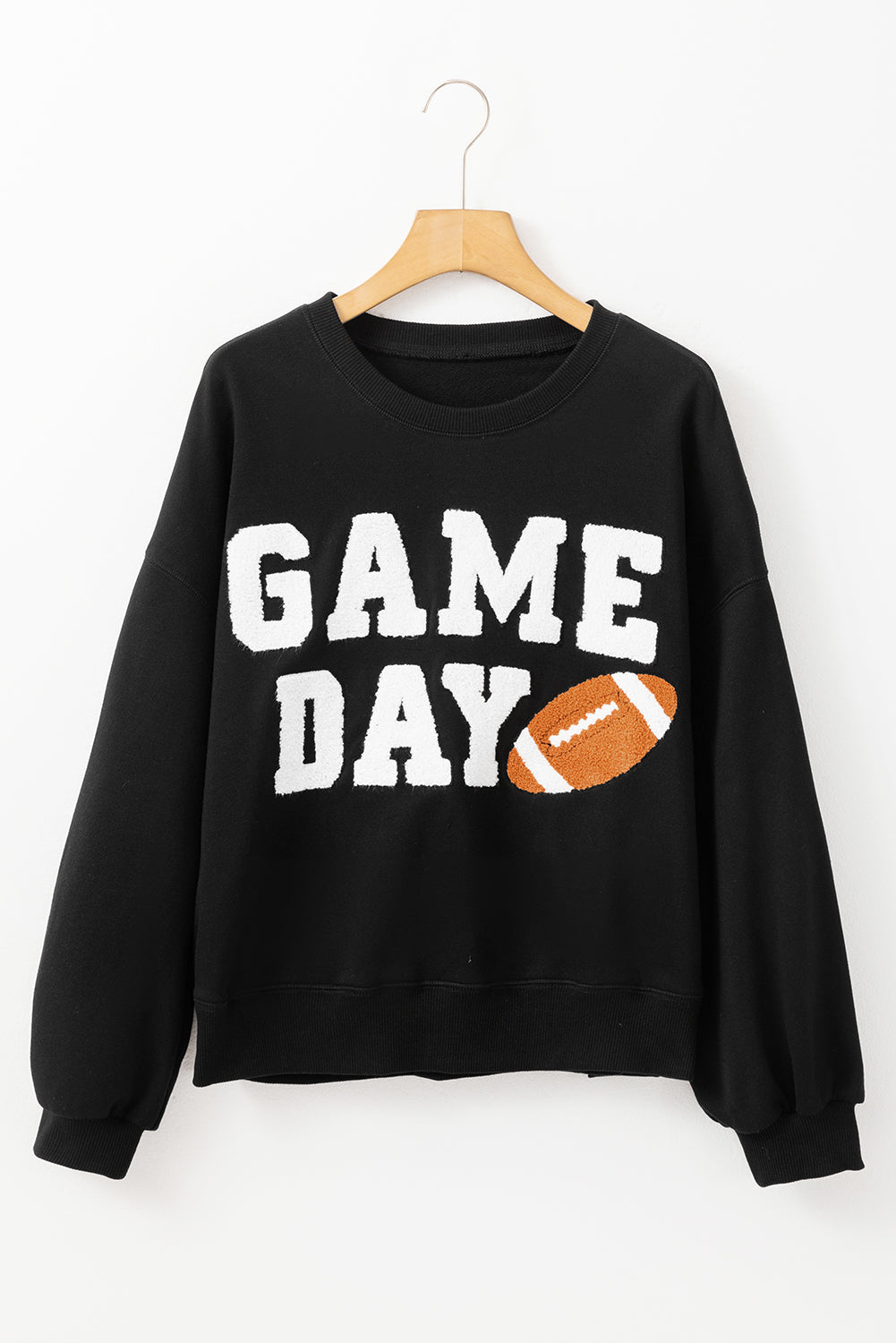 White GAME DAY Varsity Pullover Sweatshirt