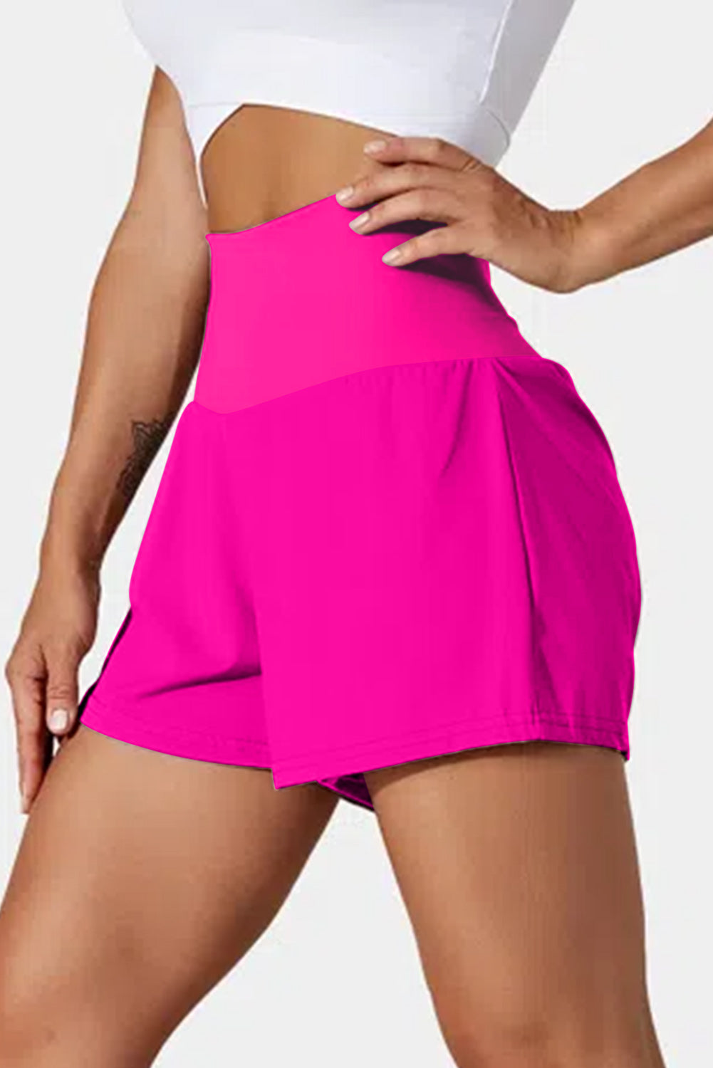 Skobeloff Pocketed High Waisted Swim Shorts