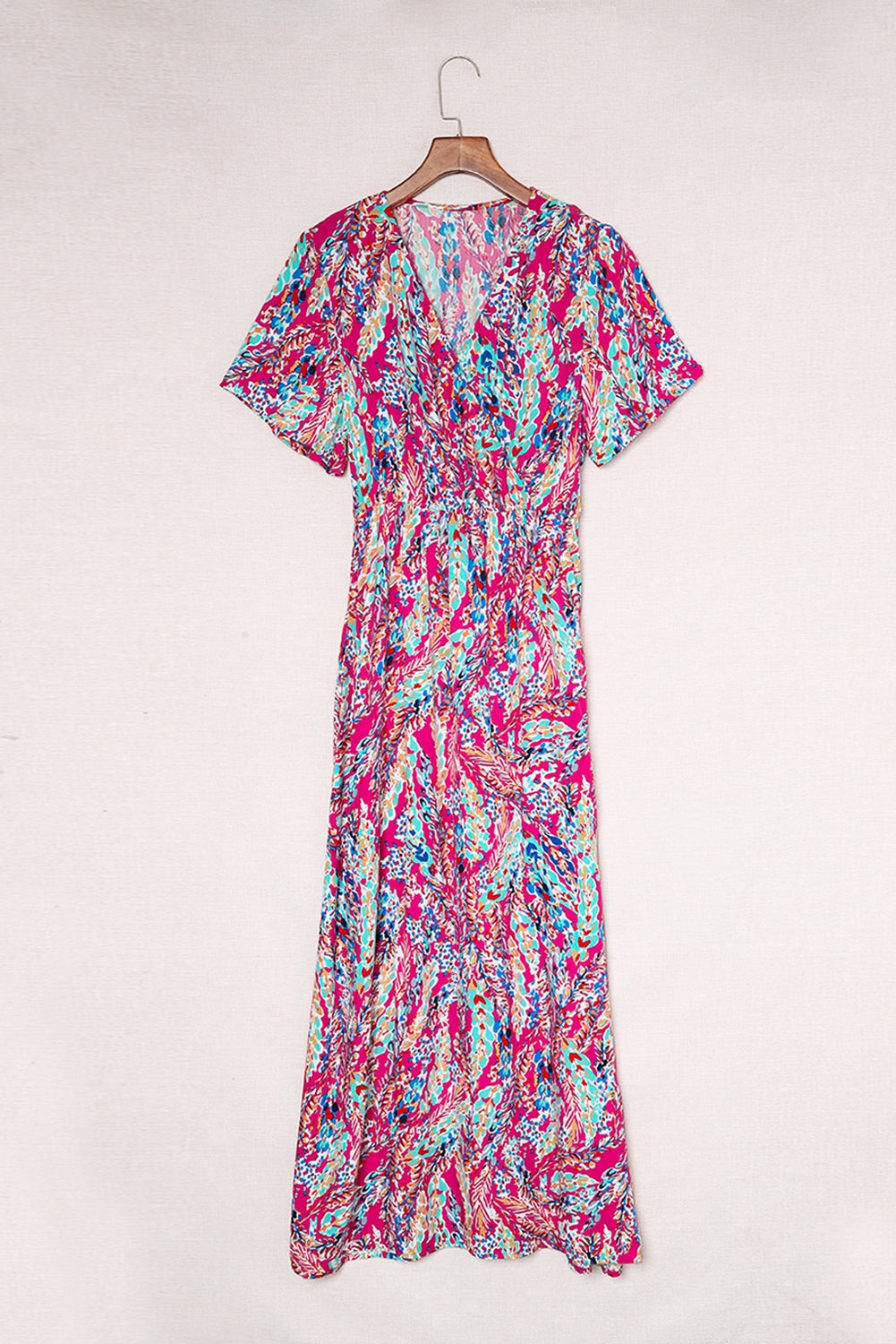 Rose Boho Abstract Print Wrap