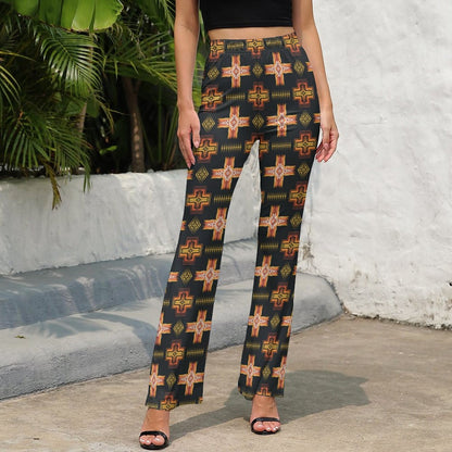 Fire Aztec Flare Pants