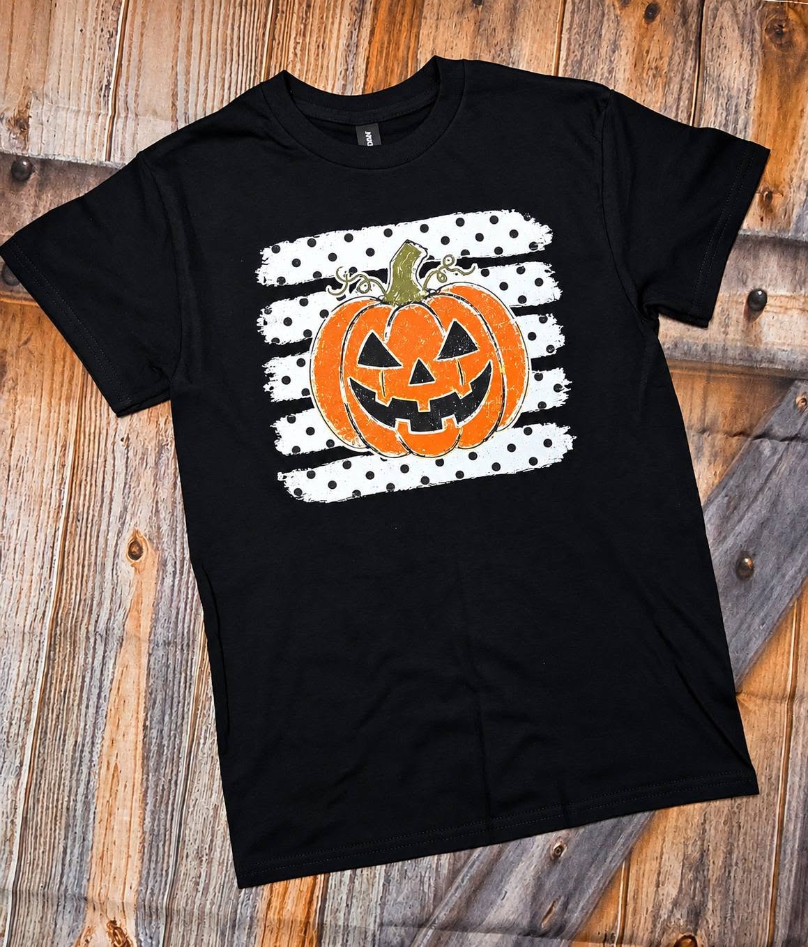 Jack-o'-Lantern Polka Dot Tee