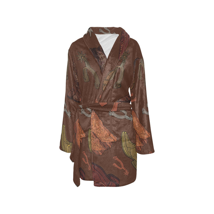 Boots and Spurs Women's Western Bath Robe