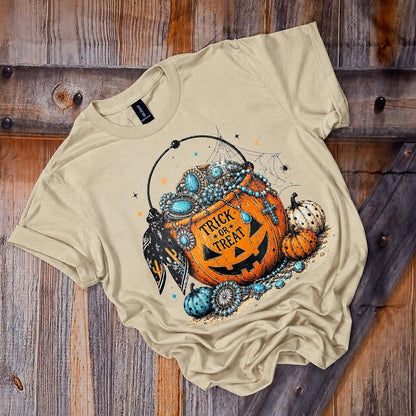 Trick or Treat Jack-O'-Lantern Halloween Tee