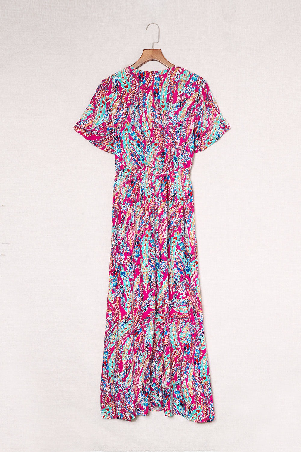 Rose Boho Abstract Print Wrap