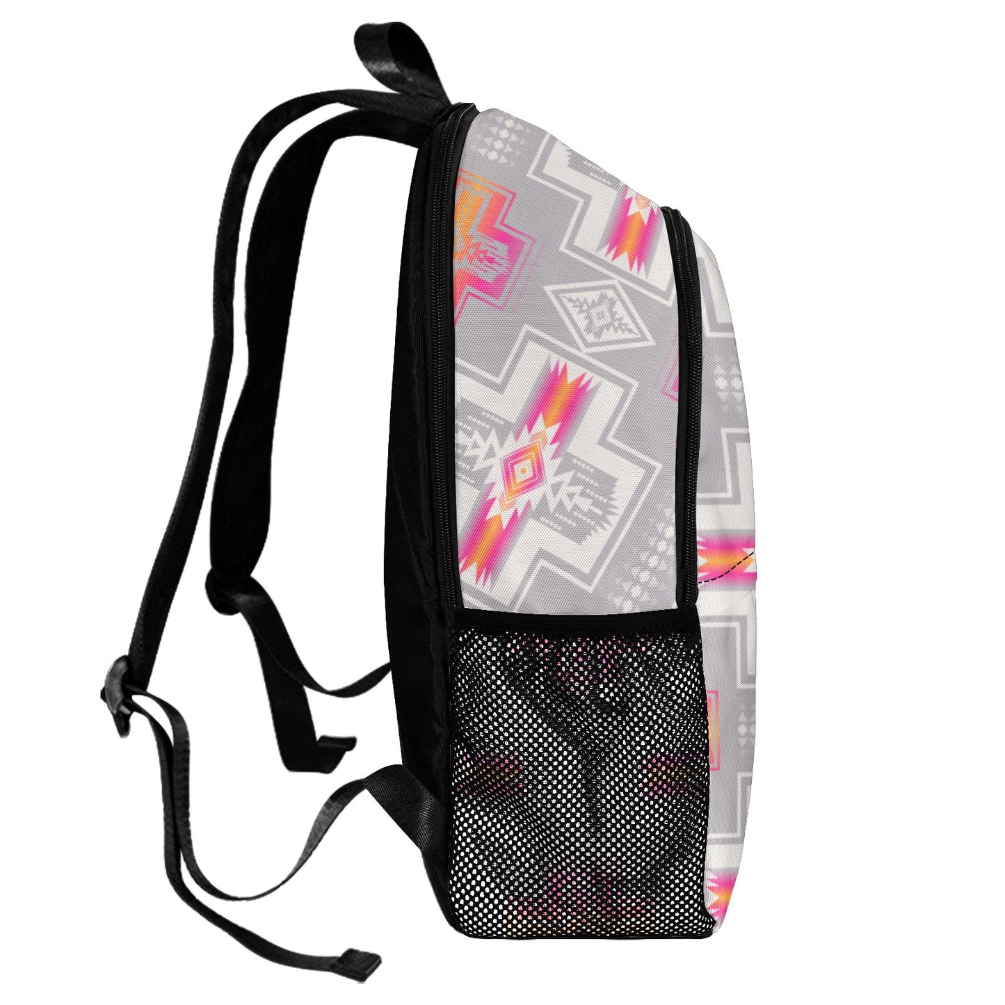 Pink Fire Aztec Backpack