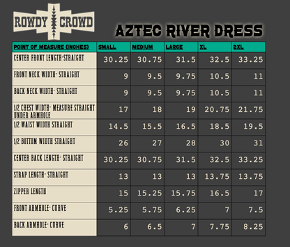 Aztec River Dress