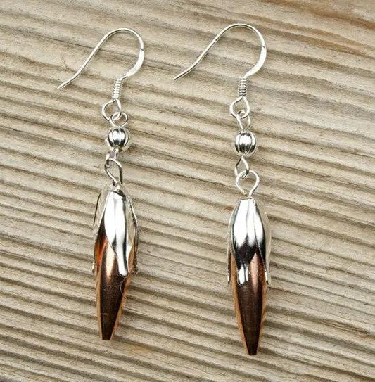 Bullet Bud Earrings Bullet Jewelry