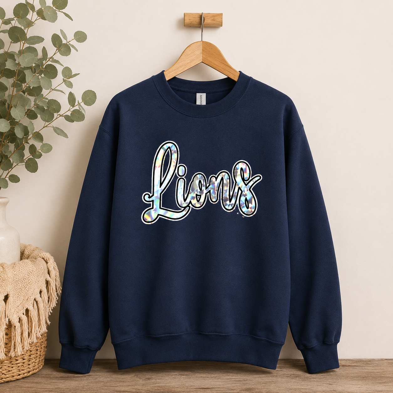 Lions Holographic Crewneck Sweatshirt