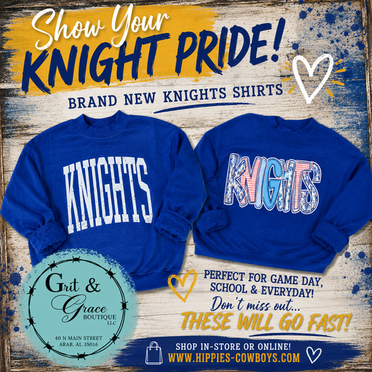 KNIGHTS Reversible Oversized Sweatshirt (Blue)