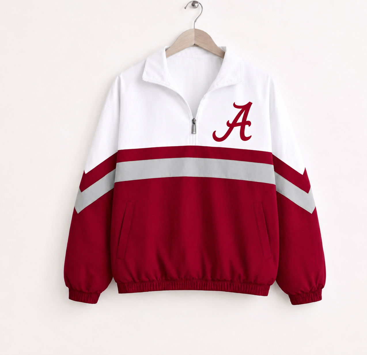 Alabama Pullover - Crimson Polka Dot