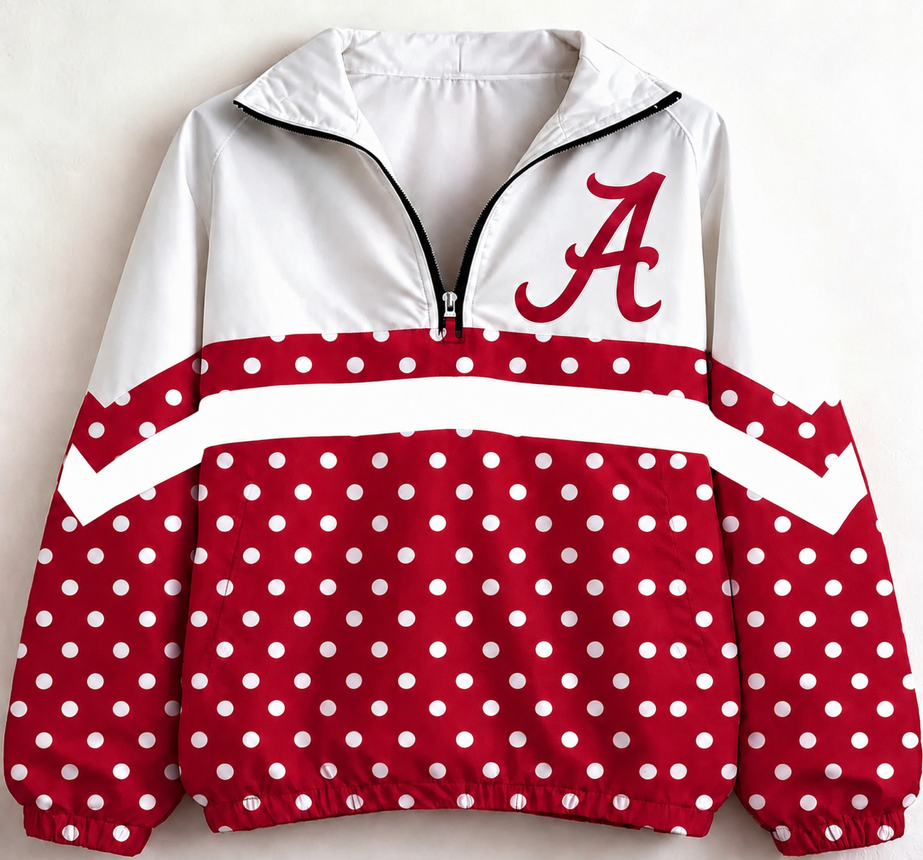 Alabama Pullover - Black Polka Dot