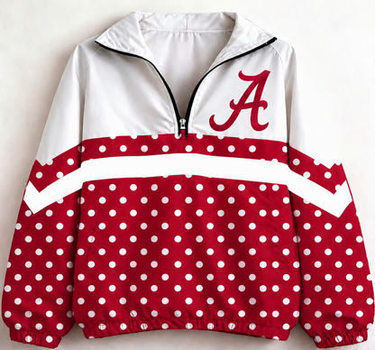 Alabama Pullover - Black Polka Dot