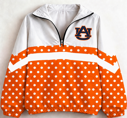 Auburn Pullover - Navy and White Colorblock