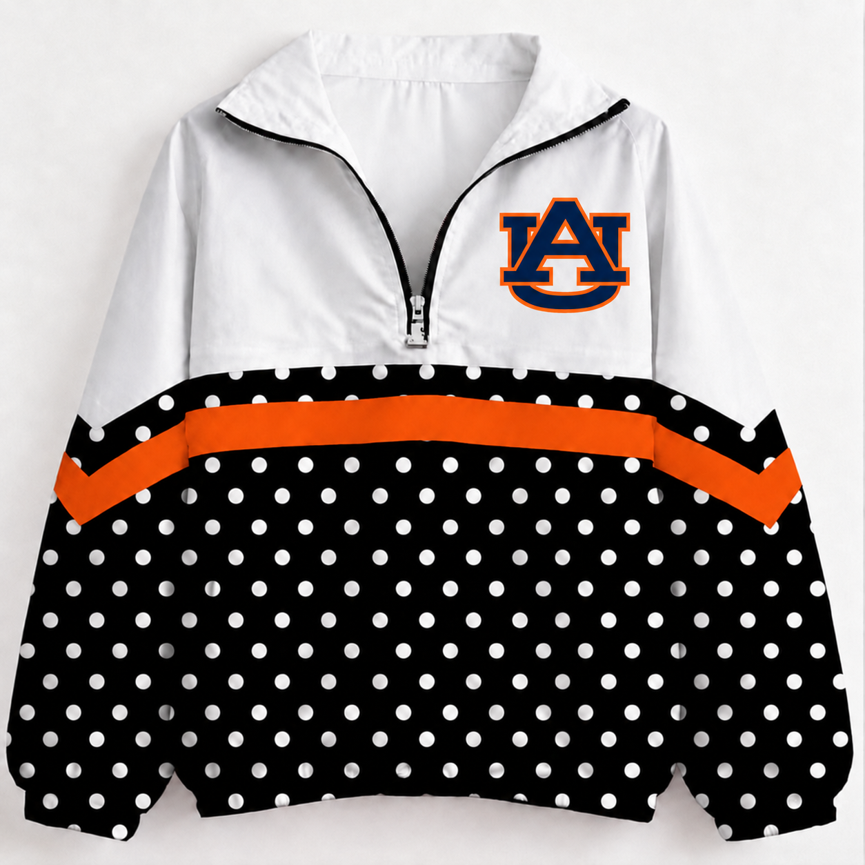Auburn Pullover - Orange Polka Dot