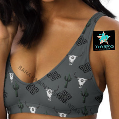 Yeehaw Aztec Bull Skull Bikini