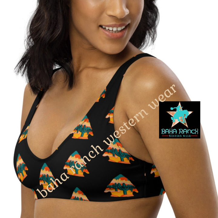 Yeehaw Desert Arrowhead Bikini Top