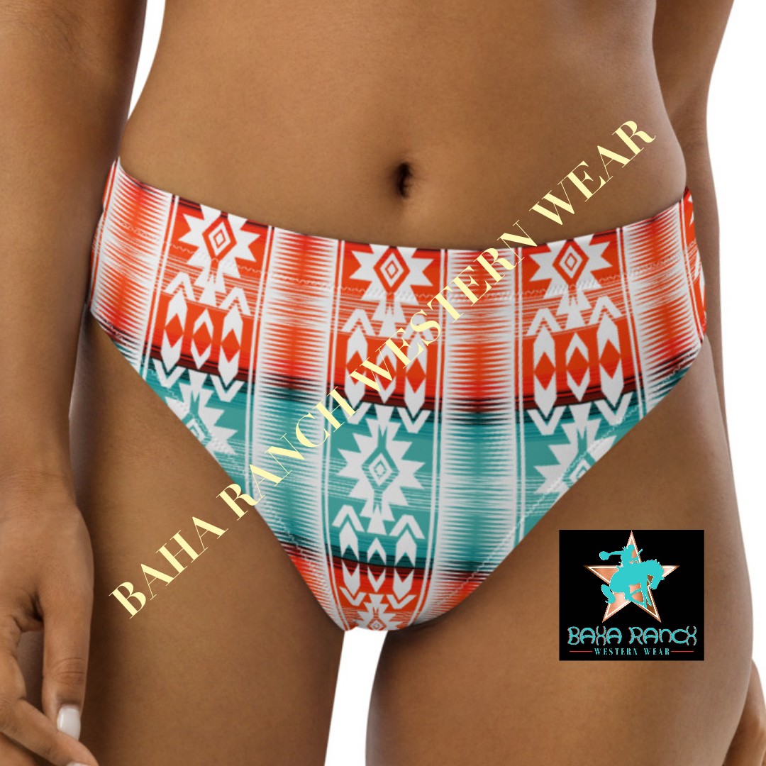 Yeehaw Aztec Print Bikini Bottom
