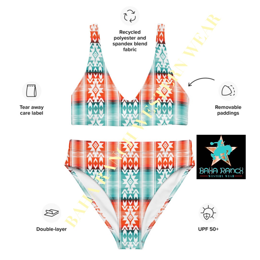 Yeehaw Aztec Print Bikini