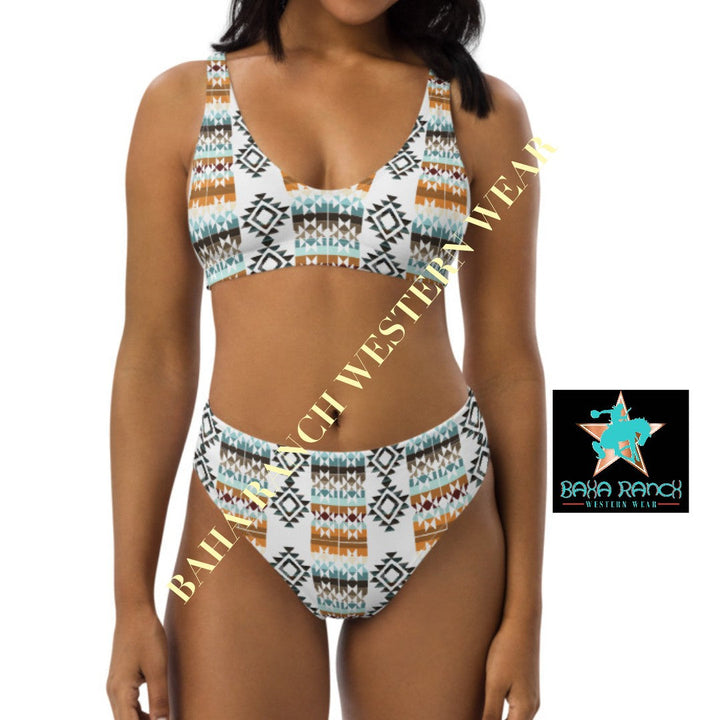 Yeehaw Aztec Blanket Print Bikini