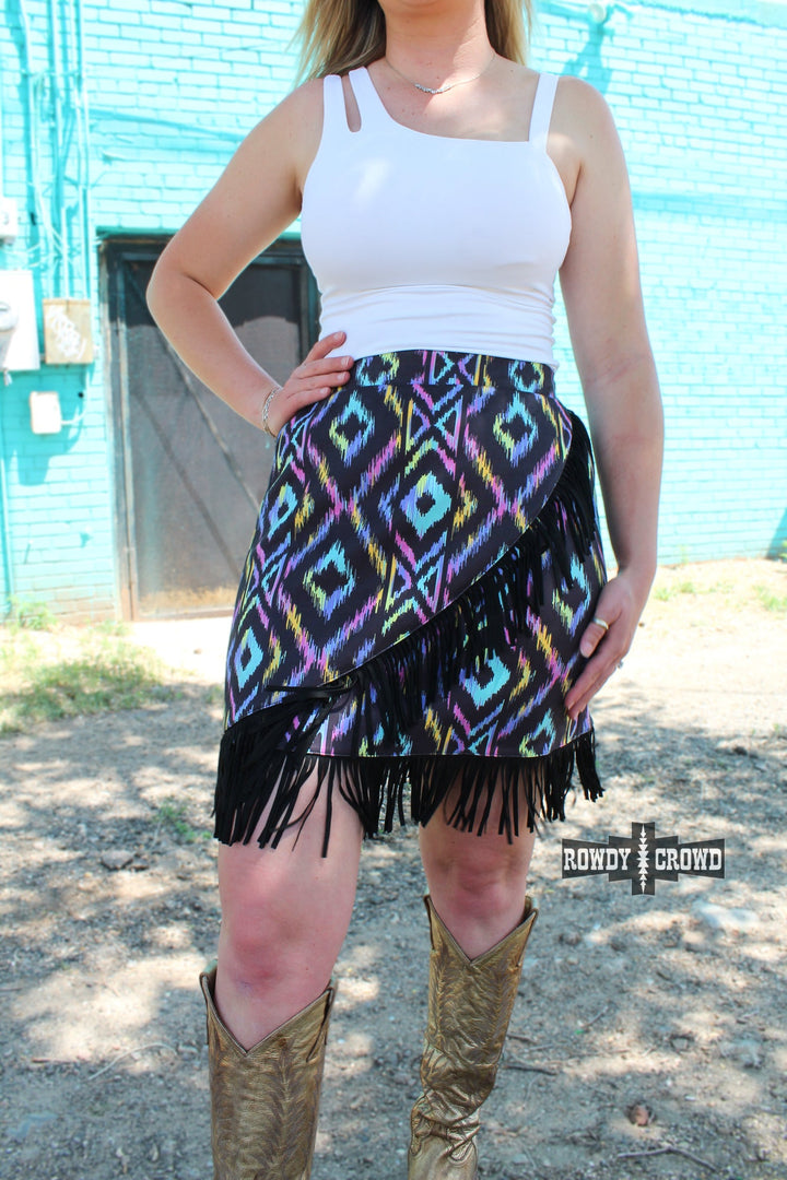 Far Out Fringe Skirt