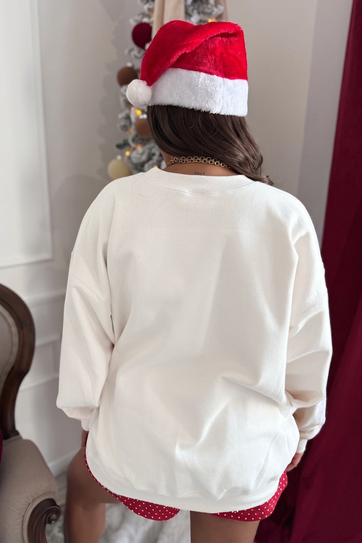 MERRY Polka Dot Holiday Top & Shorts Set