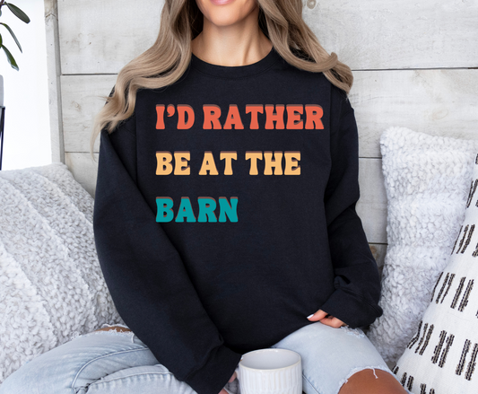 I'd Rather Be At The Barn